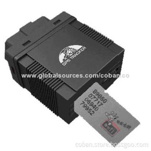 OBD GPS Tracker 306A with Cumulative Mileage Function, Get Real Address from Location Real-time GPS
